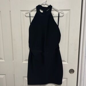 Bebe backless bodycon dress